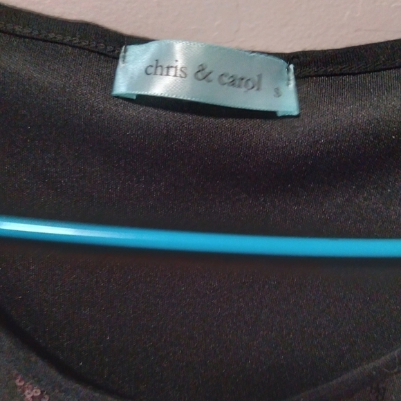 chris & Carol black sleeveless dress size Small - Picture 2 of 9